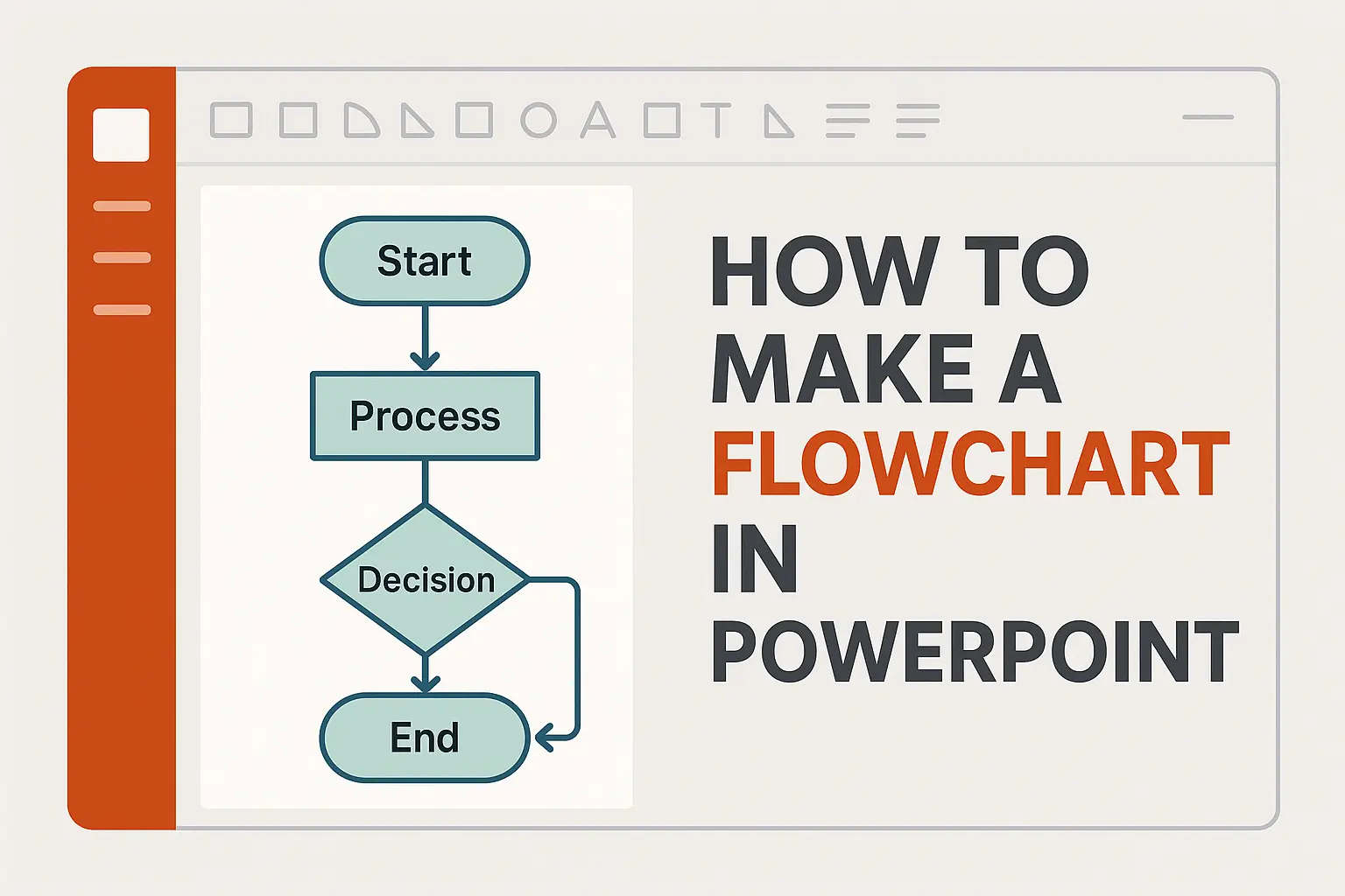 How to Make Flowchart in PPT
